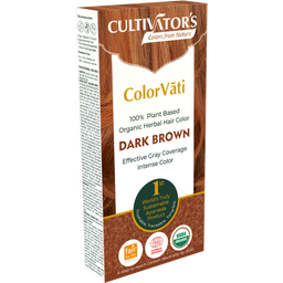 ColorVãti Organic Herbal Hair Colour - 08 Dark Brown - 100 g
