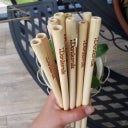 Dantesmile Trinkhalme aus Bambus, 1 Set - 1 Set