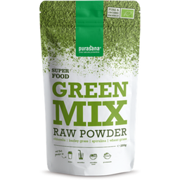 Purasana Green Mix prašek za uživanje, bio - 200 g
